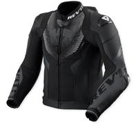 Revit Hyperspeed 3 Pro Veste en cuir moto, noir-gris, taille 50 pour homme