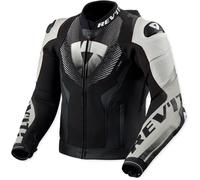 Revit Hyperspeed 3 Pro, veste en cuir/textile 54 Noir/Blanc Noir/Blanc