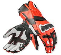 Revit Jerez 4 Gants de moto, Noir/Rouge néon, Taille M
