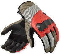 REV'IT! Gants Lewisville Taille L Beige/Rouge