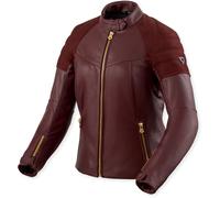 Revit London, veste en cuir pour femmes 38 Rouge Foncé Rouge Foncé