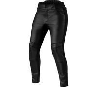 Revit Maci, pantalon en cuir/textile pour femmes Long 42 Noir Noir