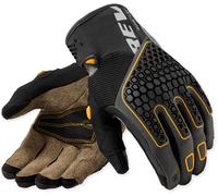 Revit Mangrove 2 Gants de moto, noir/jaune, Taille S