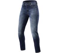 Revit Marley SK Jeans moto pour dames, bleu foncé, Taille 27