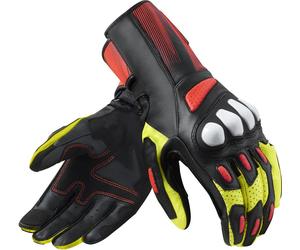 Revit Metis 2 Gants de moto, noir/blanc/jaune/rouge, Taille 3XL