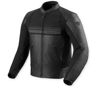 Revit Mile 2 Blouson de moto en cuir, noir, Taille 58