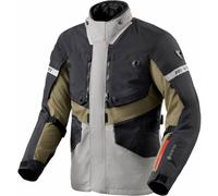 Revit Neptune 3 GTX Veste textile de moto imperméable, noir-gris-vert, taille 3XL pour homme