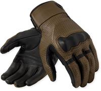 Revit New Heights Gants de moto perforés, noir-brun, taille S