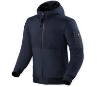 Revit Oakwood Sweat à capuche moto, bleu foncé, Taille M