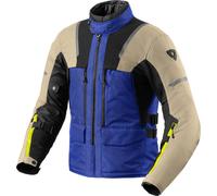 Revit Offtrack 2 H2O Veste textile de moto, bleu/beige, Taille XXL