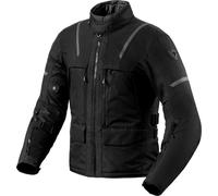 Revit Offtrack 2 H2O, veste textile imperméable 4XL Noir Noir
