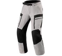 Revit Offtrack 3 H2O, pantalon textile imperméable Court XL Gris Clair/Noir Gris Clair/Noir