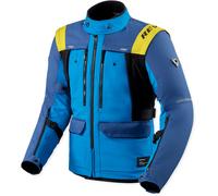 Revit Offtrack 3 H2O, veste textile imperméable 3XL Bleu Clair/Bleu/Jaune Bleu Clair/Bleu/Jaune