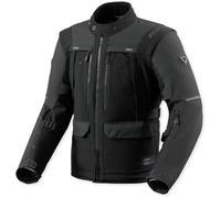 Revit Offtrack 3 H2O Veste textile moto imperméable, noir, Taille 4XL