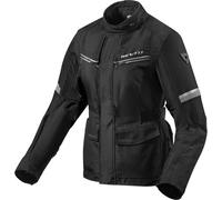 Revit Outback 3 Veste de dames moto Textile, noir-argent, taille 40 pour femmes
