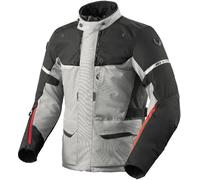 Revit Outback 4 H2O Veste textile de moto, noir-argent, taille 3XL pour homme