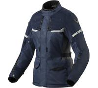 Revit Outback 4 H2O Veste textile de moto pour dames, bleu foncé, Taille 44
