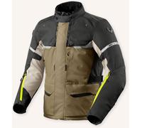 Revit Outback 4 H2O Veste textile de moto, gris-vert, taille 2XL pour homme