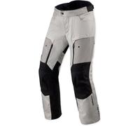 Revit Outback 5 H2O, pantalon textile imperméable Court XL Gris Clair/Noir Gris Clair/Noir