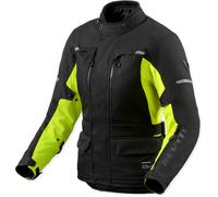 Revit Outback 5 H2O, veste textile imperméable pour femmes 38 Noir/Jaune Néon Noir/Jaune Néon