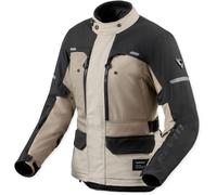 REV'IT! Veste textile Outback 5 H2O Femme – Imperméable Beige/Noir Taille 40