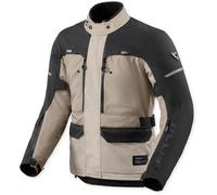 REV'IT! Veste moto textile Outback 5 H2O – Imperméable – S Beige/Noir
