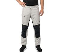 Revit Convergent H2O Pantalon textile de moto imperméable, argent/noir, Taille Short XL