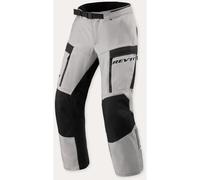 Revit Offtrack 3 H2O Pantalon textile de moto imperméable, argent/noir, Taille Short 2XL