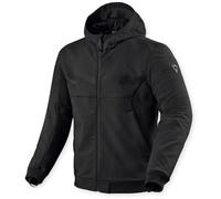 Revit Parabolica 2 Sweat à capuche zippé de moto, noir, Taille XS