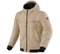 Revit Parabolica 2 Sweat à capuche zippé de moto, Sable, Taille L