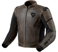Revit Parallax, veste en cuir/textile 48 Marron/Noir Marron/Noir