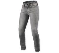 Revit Piston 3 Skinny Jeans de moto, gris, Taille 33/30