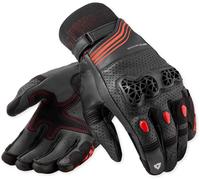 REV'IT! Gants de moto Positron perforés Noir/Rouge 3XL