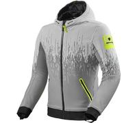 Revit Quantum 2 WB Sweat à capuche moto / Blouson textile, gris/jaune, Taille S