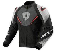 Revit Quantum 3 Air Blouson textile de moto, Noir/Gris/Rouge, Taille 3XL