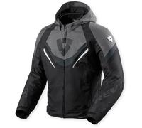 Revit Quantum 3 H2O Veste textile de moto imperméable, noir/gris foncé, Taille 4XL