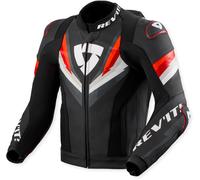 Revit Quantum 3 Pro, veste en cuir 46 Noir/Blanc/Rouge Noir/Blanc/Rouge
