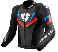 Revit Quantum 3 Pro, veste en cuir 54 Noir/Rouge/Bleu Noir/Rouge/Bleu