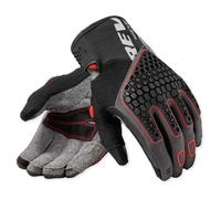 REV'IT! Revit Mangrove 2 Gants de moto, gris/rouge, M
