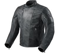 REV'IT! Revit Surgent Veste en cuir de moto, noir, 50