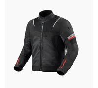 REV'IT! Revit Tornado 4 H2O veste textile de moto imperméable, noir/gris, XL
