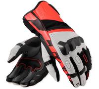 REV'IT! Gants RSR 5 – Rouge Néon/Blanc/Noir – Taille L