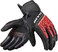 Revit Sand 4 Gants de moto, noir-rouge, taille M pour homme