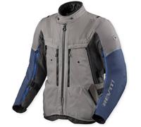Revit Sand 5 H2O Blouson textile de moto, Gris clair/gris foncé, Taille M