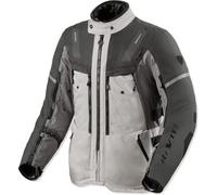 Revit Sand 5 H2O Blouson textile de moto, noir-gris-argent, taille XL pour homme