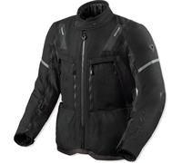 Revit Sand 5 H2O Blouson textile de moto, noir-gris, taille M pour homme