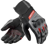 Revit Sand 5 H2O Gants de moto imperméables, schwarz/grau/rot, XL