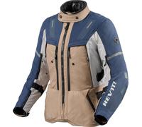 REV'IT! Veste moto textile Sand 5 H2O imperméable Femme bleu-beige Taille 40