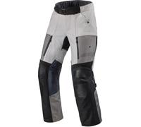 Revit Sand 5 H2O Pantalon textile de moto imperméable, noir-argent, taille L pour homme