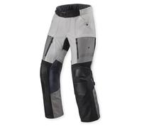 REV'IT! Pantalon moto Sand 5 H2O – textile imperméable – Noir/Argent L Homme